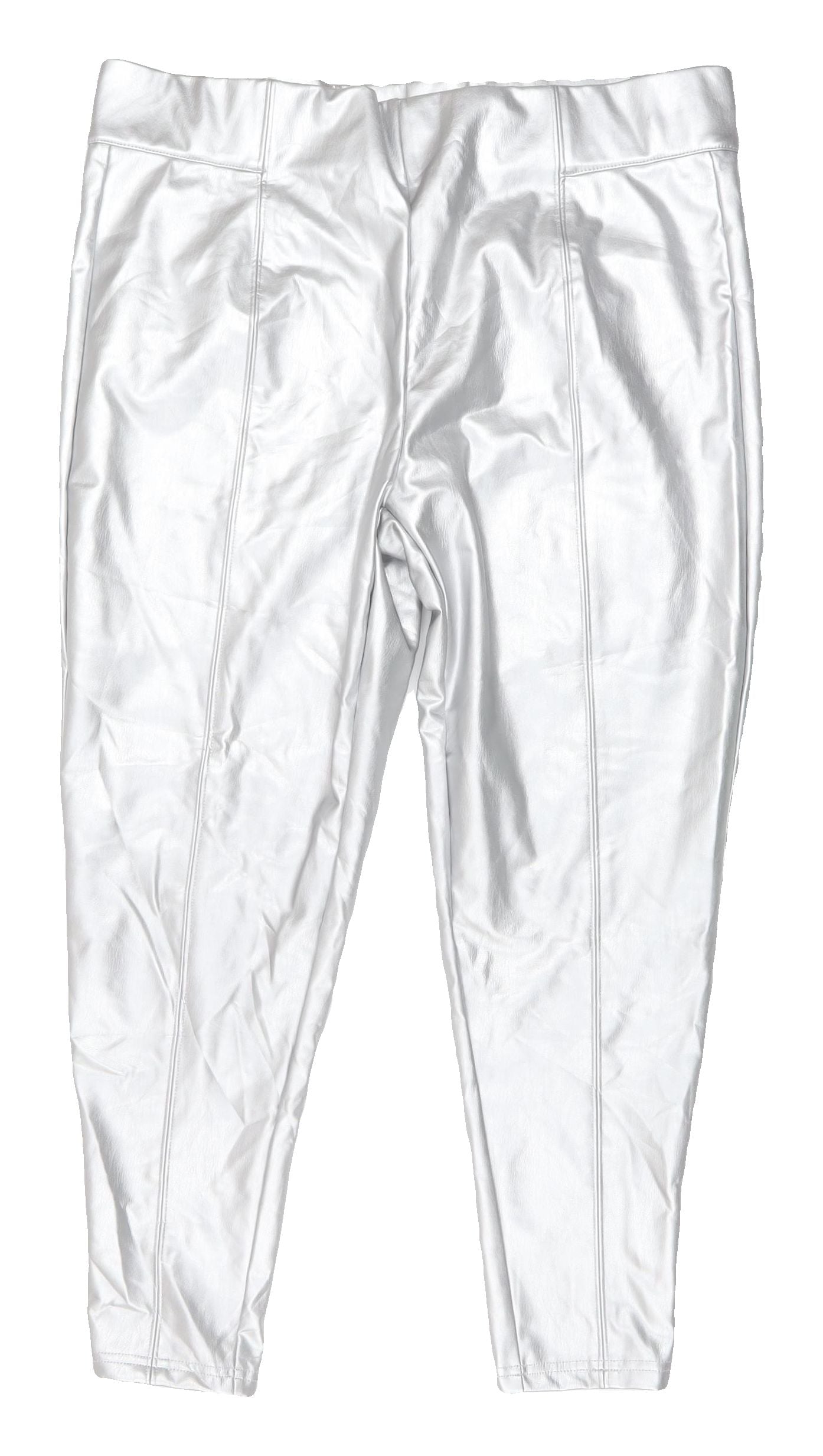 Marks and Spencer Women’s Silver Jegging Trousers, Size 18, Slim Fit