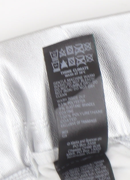 Marks and Spencer Women’s Silver Jegging Trousers, Size 18, Slim Fit