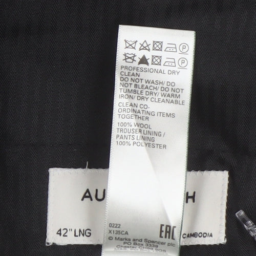 Marks and Spencer Men's Black Dress Pants 42