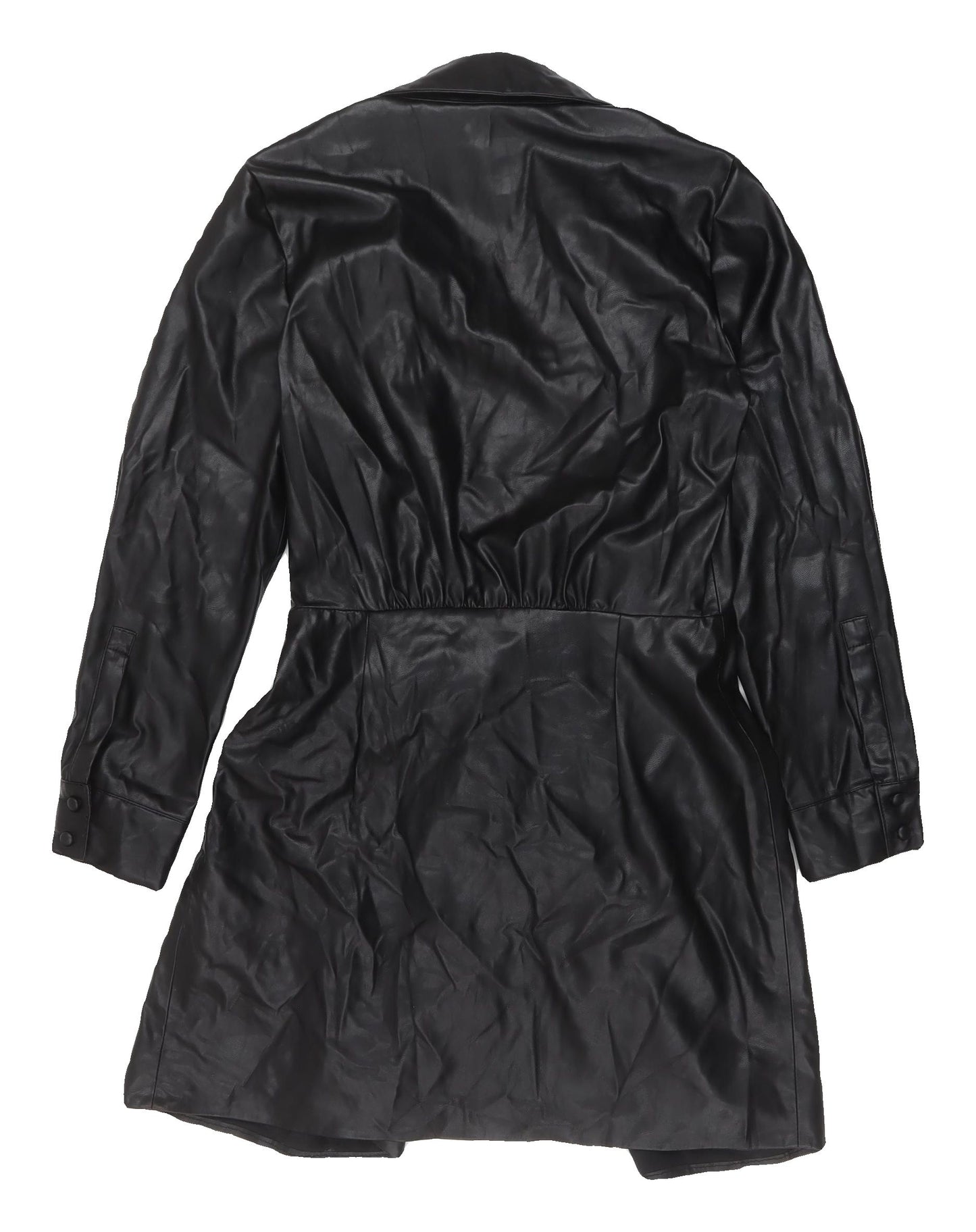 Zara Women's Black Collared Jacket Dress S