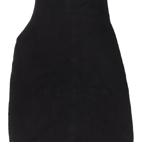 Joanie Women's Black Cotton Shift Dress Size 16