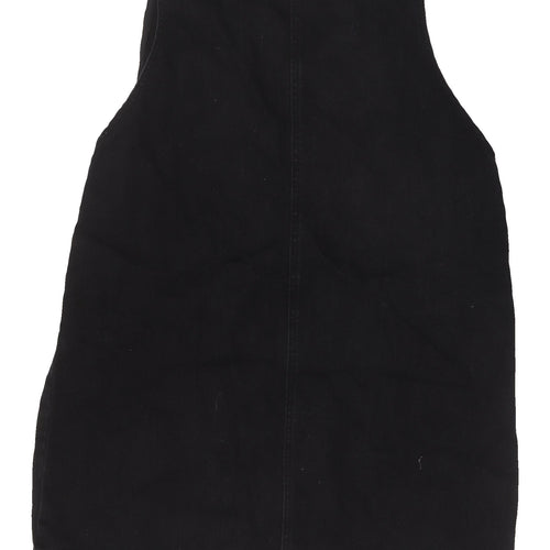 Joanie Women's Black Cotton Shift Dress Size 16