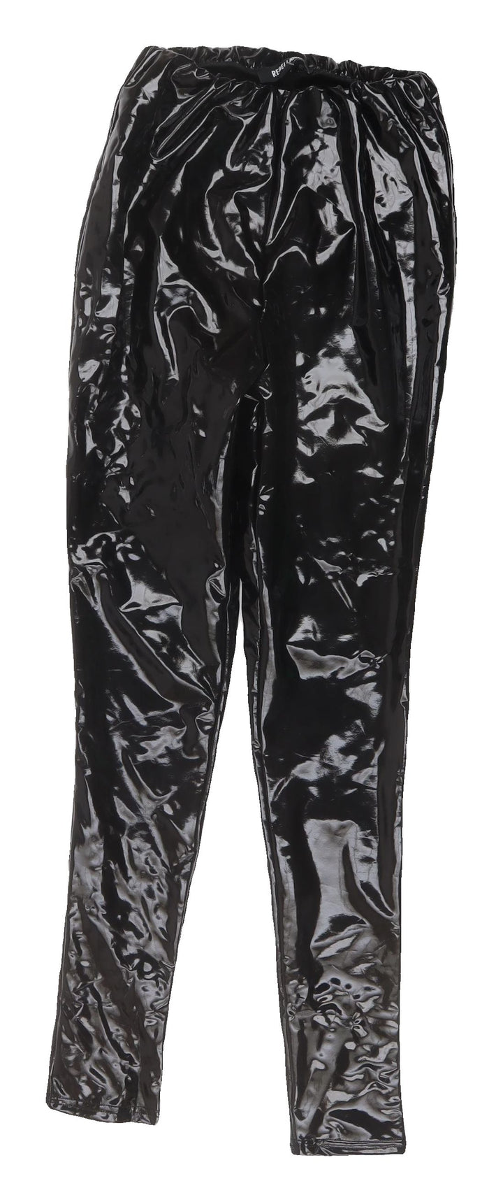 Rebellion Black Coated Joggers for Women Size 4