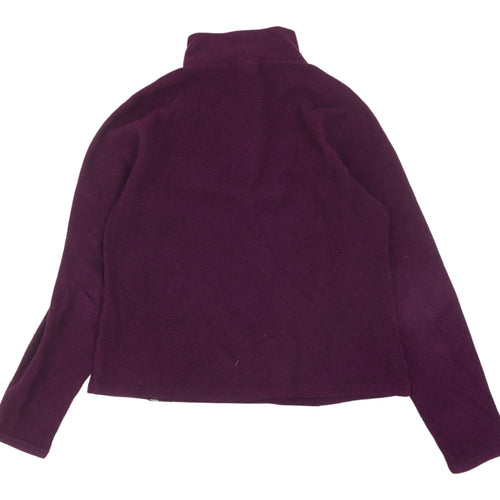 The North Face Women's Purple Fleece Pullover Sweatshirt S