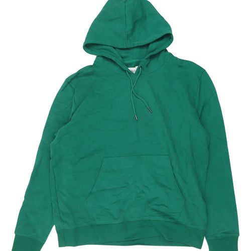 Marks and Spencer Green Men's XL Pullover Hoodie