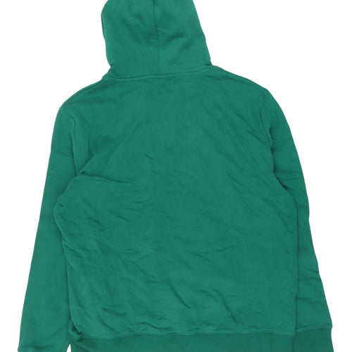 Marks and Spencer Green Men's XL Pullover Hoodie