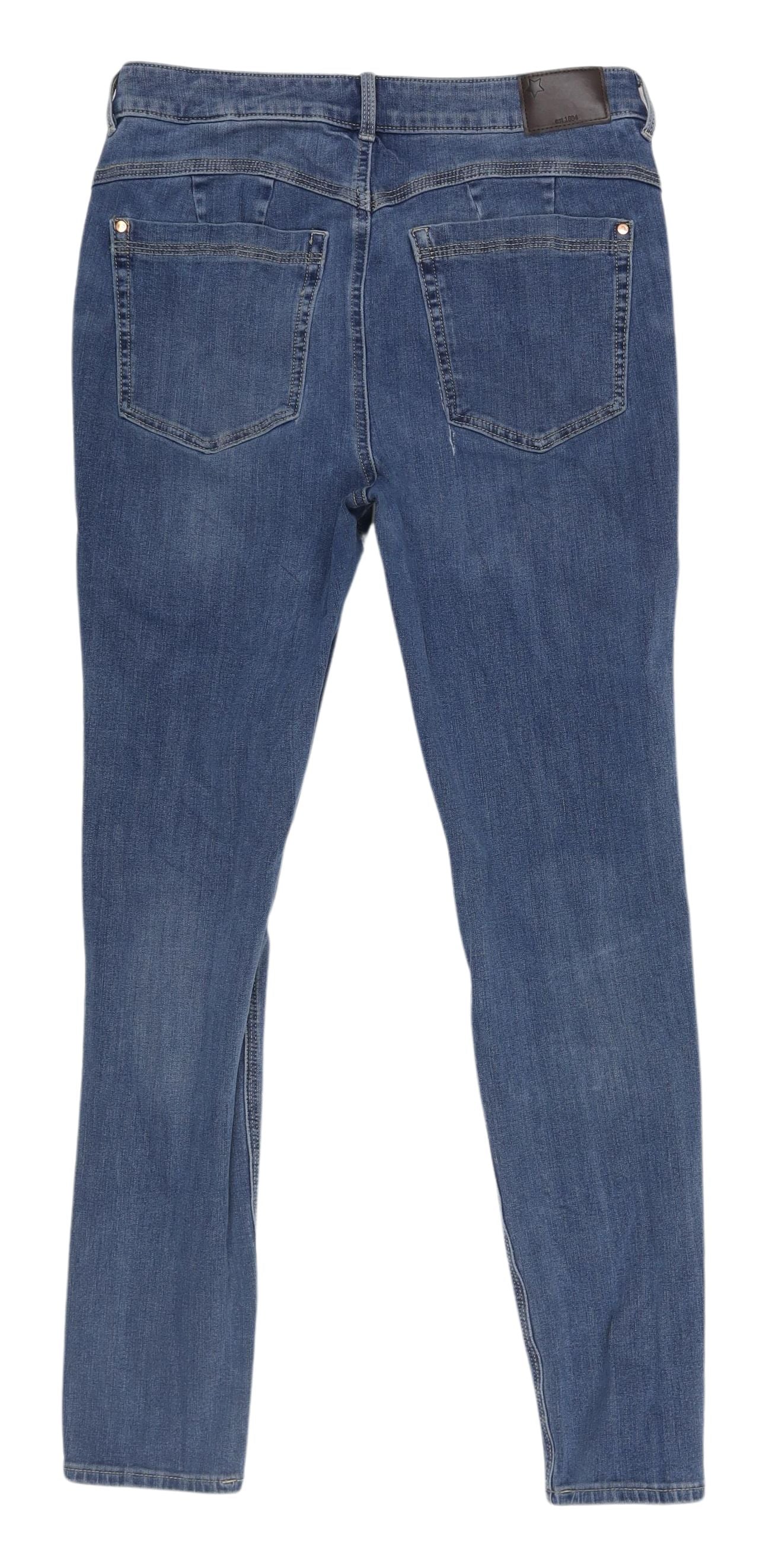 Marks & Spencer Women's Blue Straight Jeans Size 12