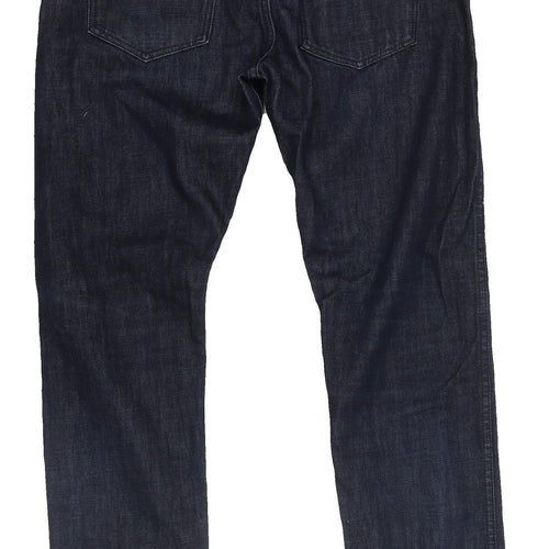 John Lewis Men's Blue Straight Jeans Size L
