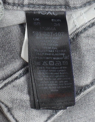 Next Women's Grey Skinny Jeans - Size 6R Slim Fit