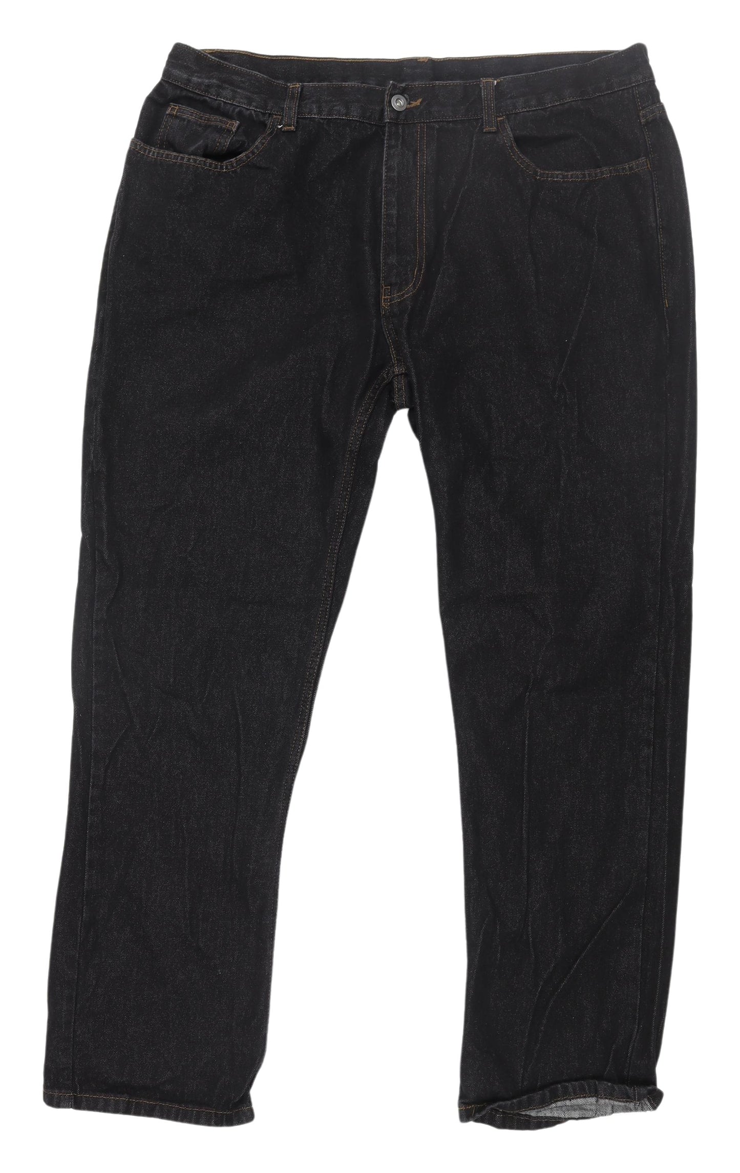 George Men's Black Straight Jeans 40 Waist