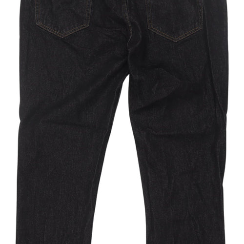 George Men's Black Straight Jeans 40 Waist