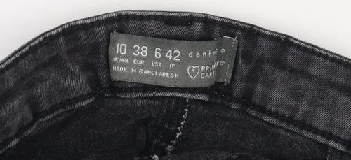 Denim Co. High Rise Black Skinny Jeans - Size 10