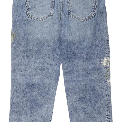 Marks and Spencer Women's Blue Boyfriend Jeans Size 16