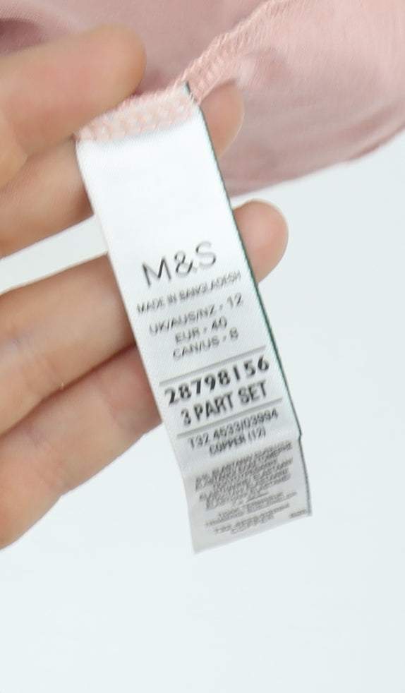 Marks and Spencer Women's Pink Camisole Tank Top Size 12