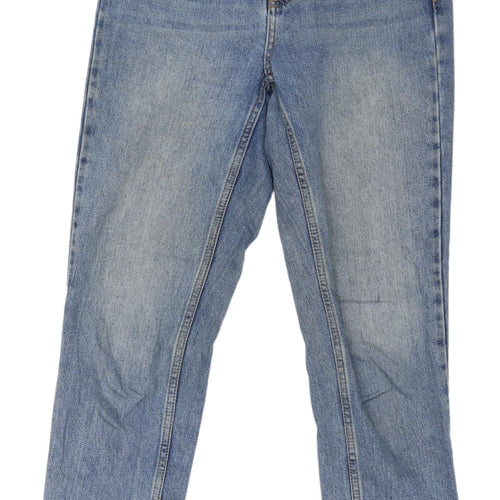Topshop Women's Blue Straight Jeans Size 25