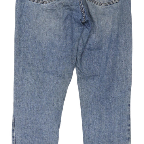 Topshop Women's Blue Straight Jeans Size 25