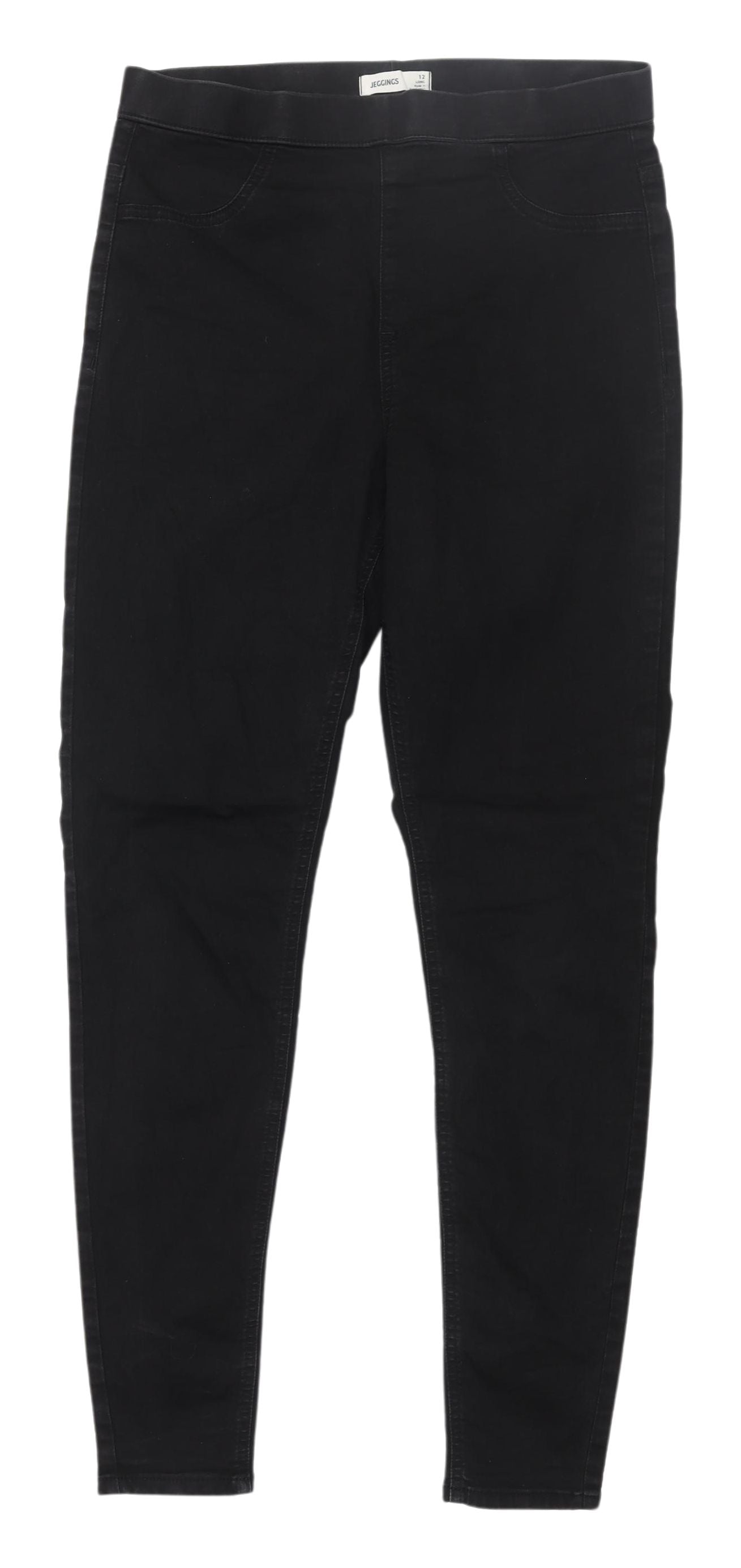 Marks and Spencer Black Slim Jeggings for Women Size 12