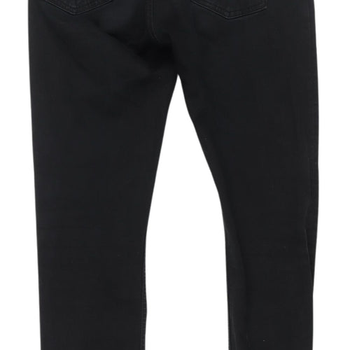 Denham Men's Black Slim Jeans, Size 29, Stretch Denim