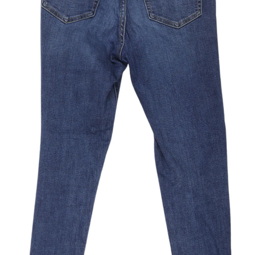Zara Women's Blue Skinny Jeans, Size 8, Slim Fit