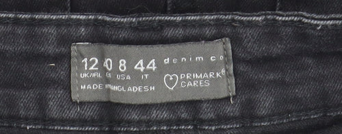 Primark Women's Black Skinny Jeans - Size 12