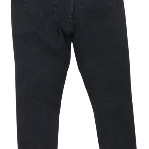 Topshop Women's Black Skinny Jeans, Size L