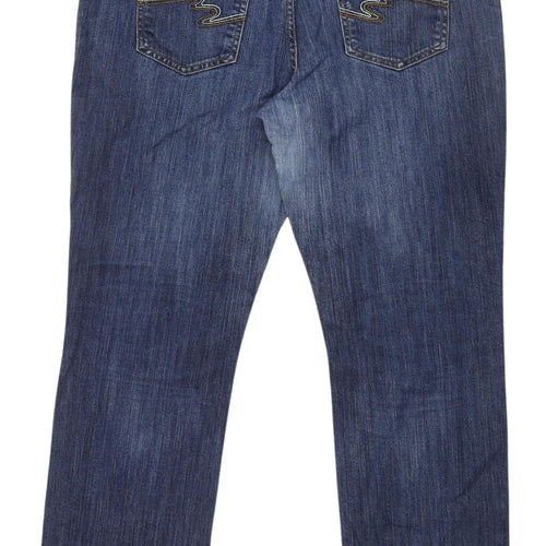 H&M Men's Blue Straight Jeans Size 22 Regular Fit