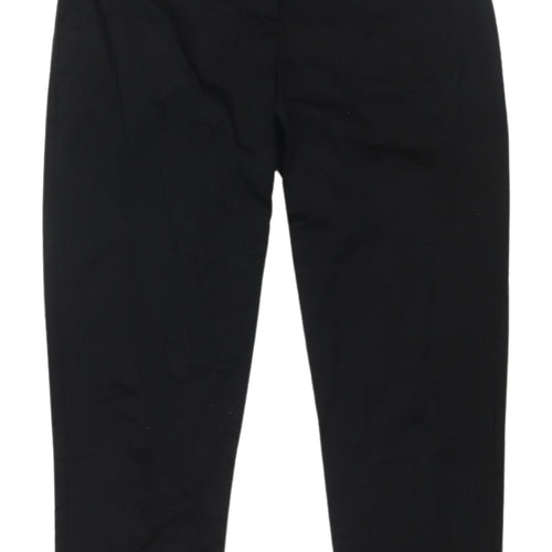 Oasis Women's Black Cropped Trousers Size 10