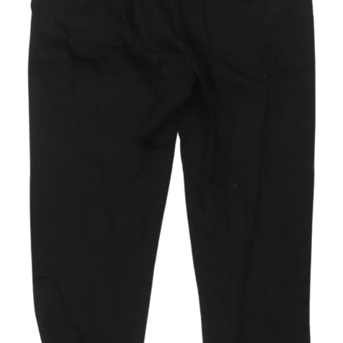 Oasis Women's Black Cropped Trousers Size 10