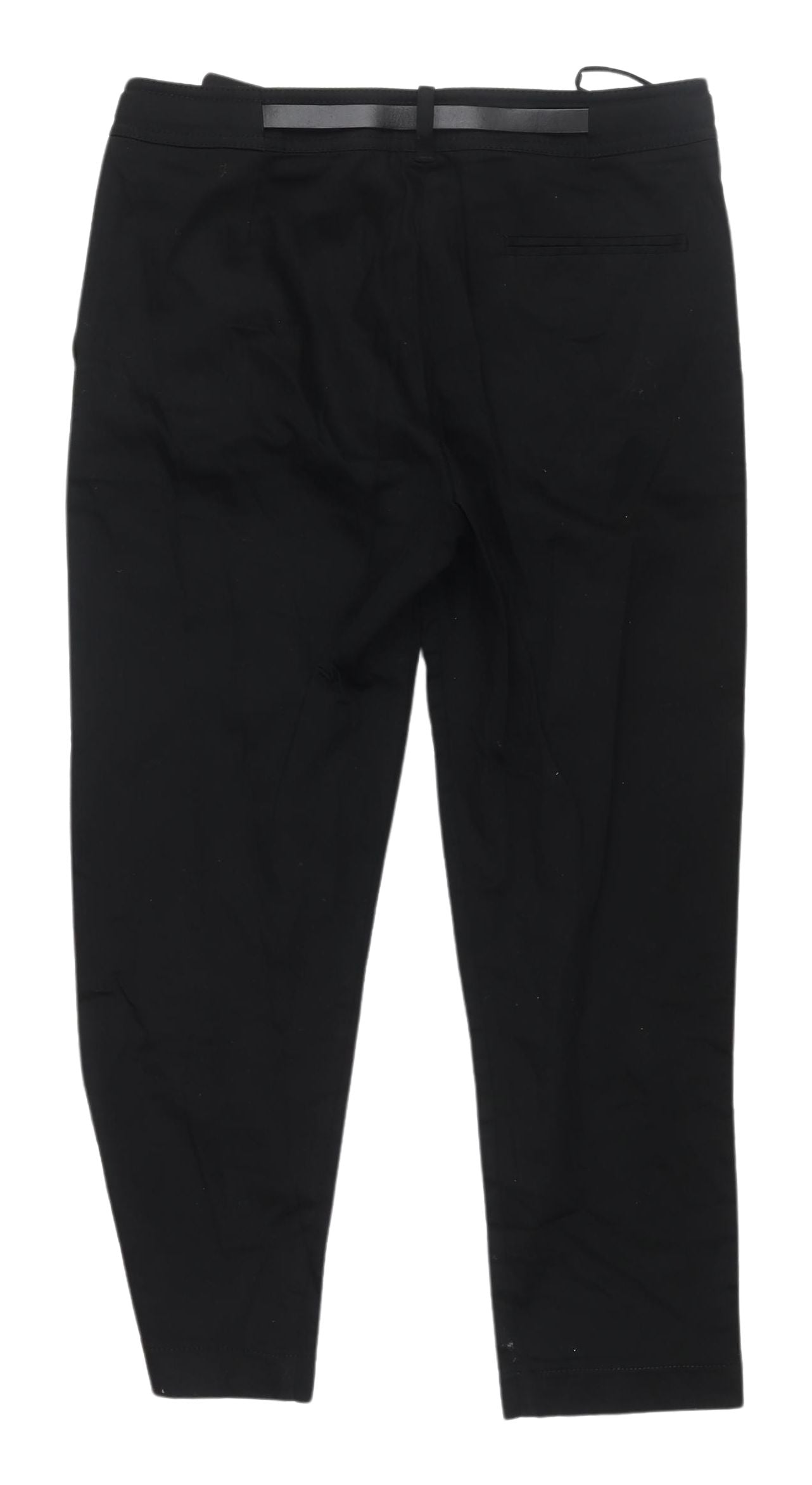 Oasis Women's Black Cropped Trousers Size 10