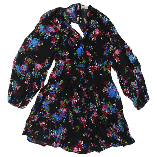 Oasis Women's Multicoloured Floral A-Line Dress