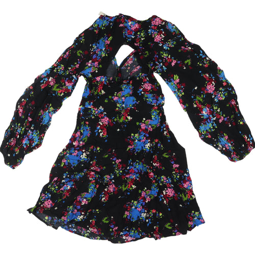 Oasis Women's Multicoloured Floral A-Line Dress