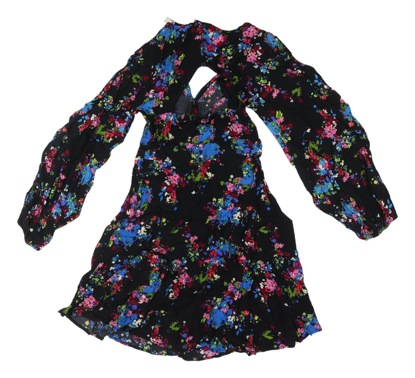 Oasis Women's Multicoloured Floral A-Line Dress