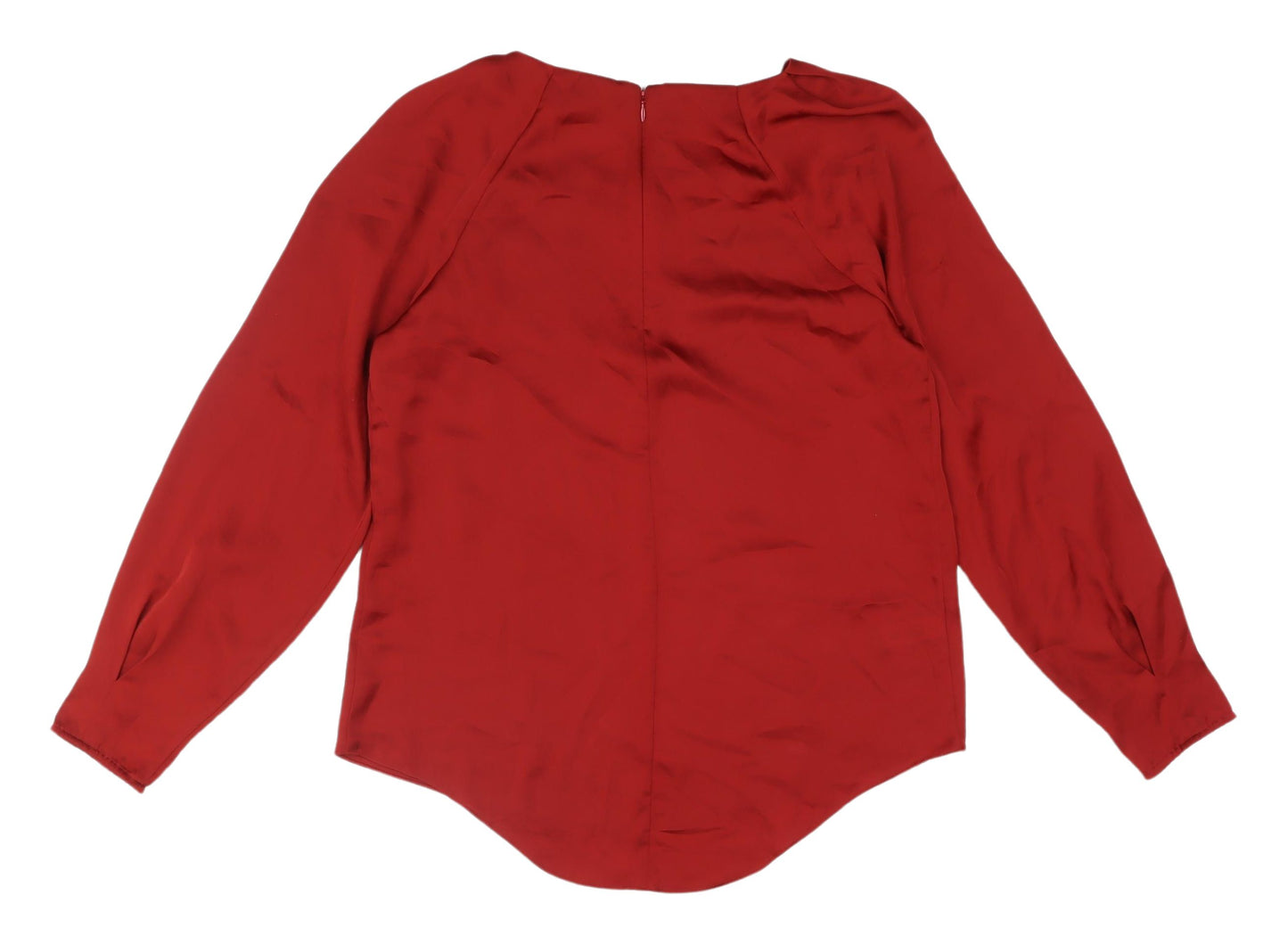 Next Women's Red Long Sleeve Blouse Size 14