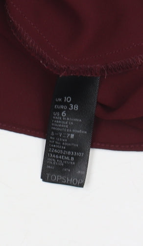 Topshop Red Camisole Women’s Size 10 Sleeveless Tank