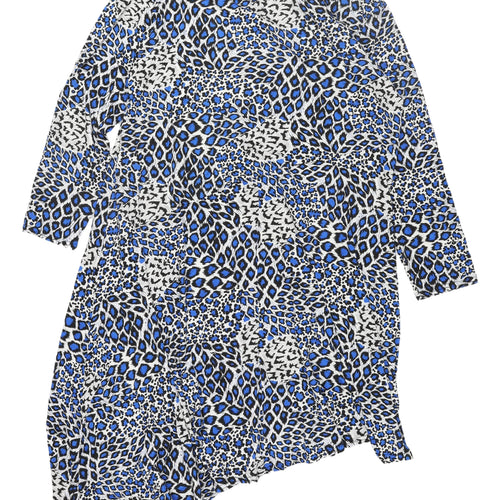 Grape London Women's Multicoloured A-Line Dress, Size 24