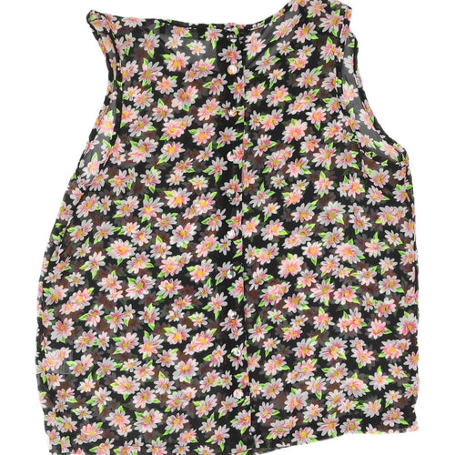 Select Women's Floral Camisole Tank Top, Size 8, Multicoloured