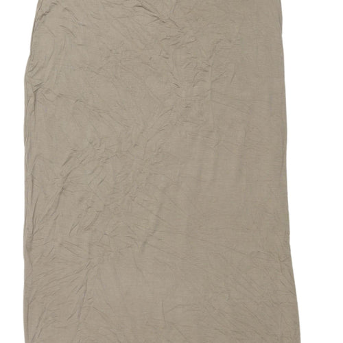PrettyLittleThing Beige Halter Maxi Dress Size 18