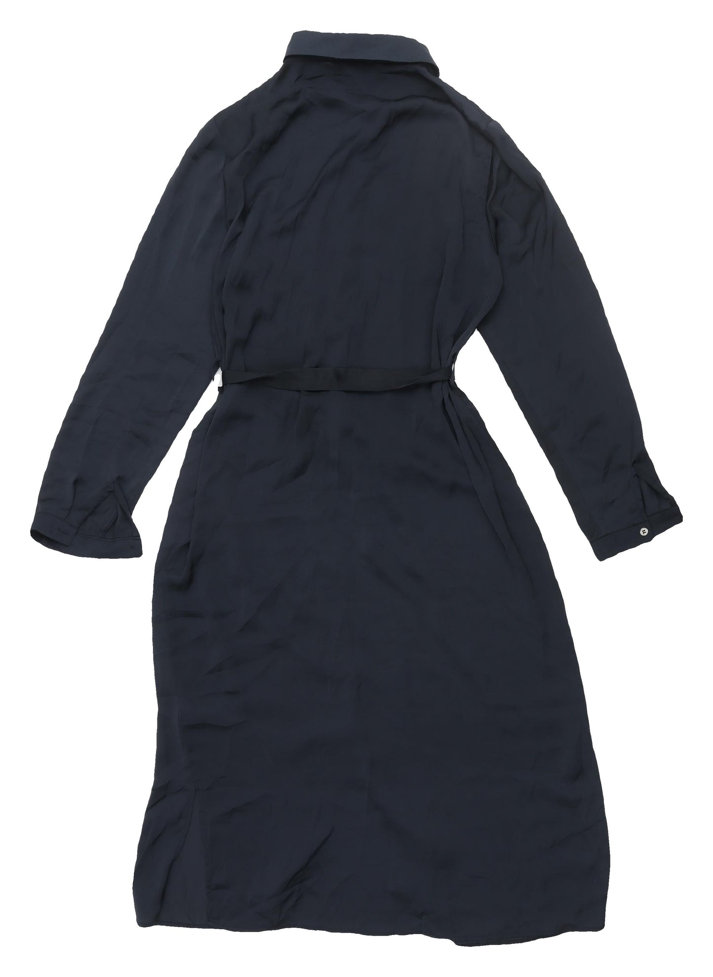 New Look Women's Black Collared Shirt Dress Size 14