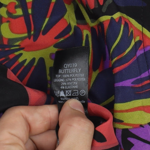 Simply Be Multicoloured Women's Floral Dress, Size 16