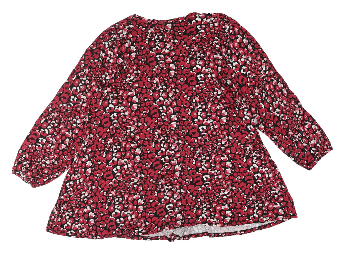 Yours Women's Multicoloured Animal Print Blouse Size 22-24