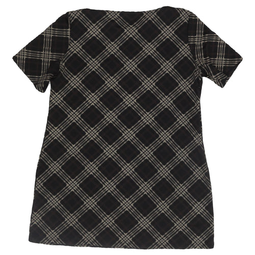 Dorothy Perkins Women's Black Plaid Shift Dress Size 18