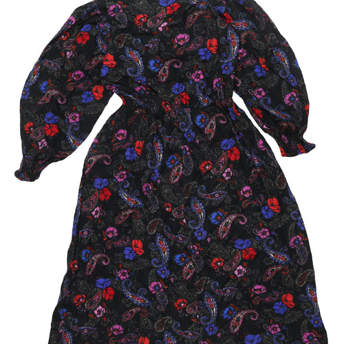 Next Women's Multicolour Paisley Midi Dress, Size 10