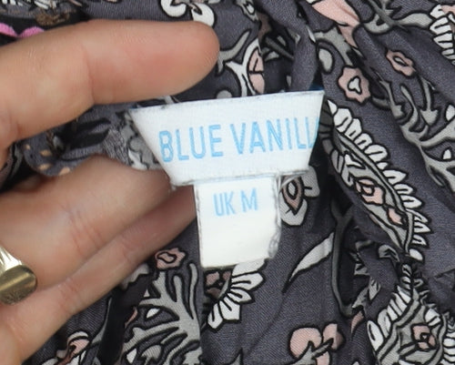 Blue Vanilla Women's Paisley A-Line Dress, M, Multicoloured