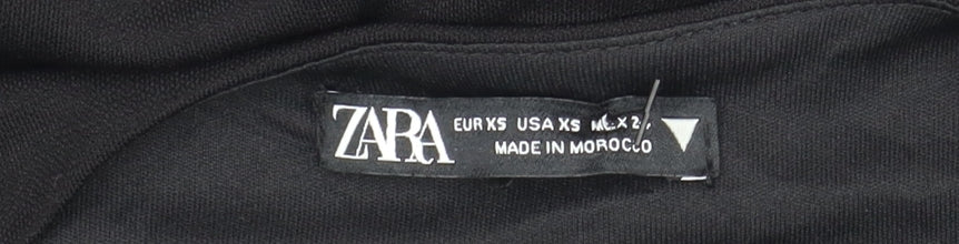 Zara Women's Black XS Bodycon Dress