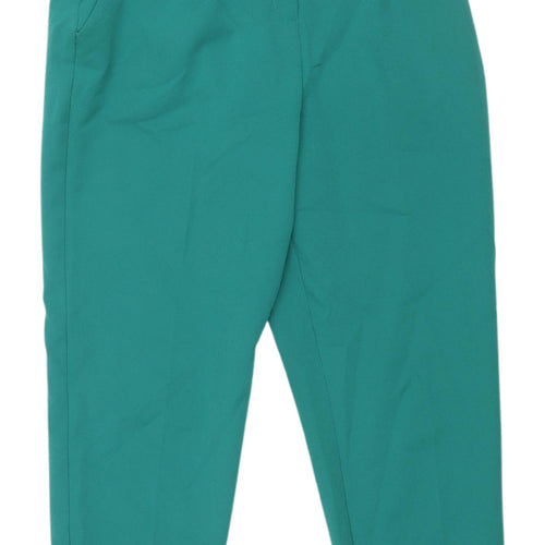 ASOS Women's Green Classic Trousers, Size 8