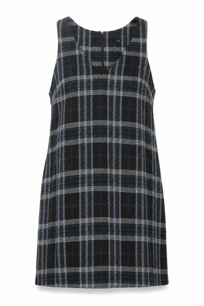 Front view of New Look Women's Multicoloured Check Shift Dress