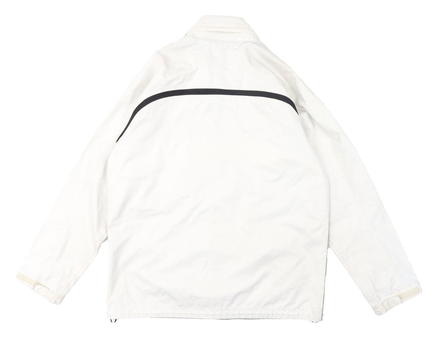 BMW Men's White Windbreaker Jacket L - Full Zip