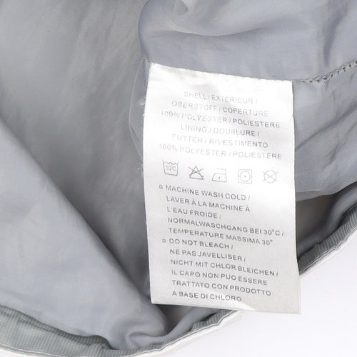 BMW Men's White Windbreaker Jacket L - Full Zip