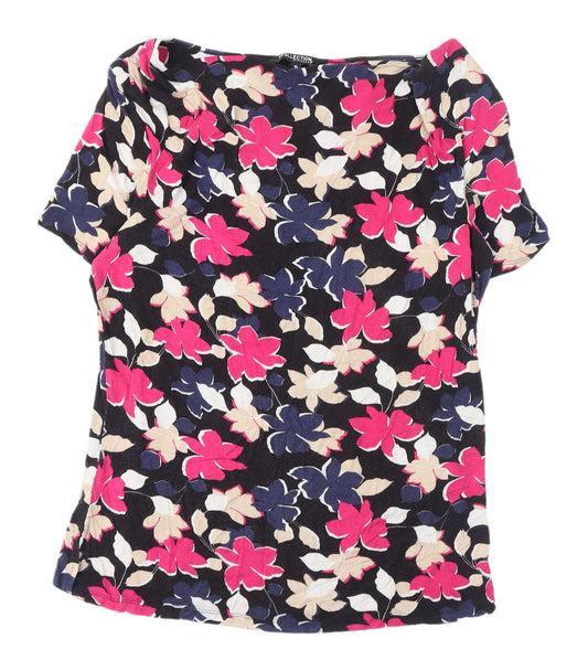 Debenhams Women's Multicoloured Floral T-Shirt Size 16