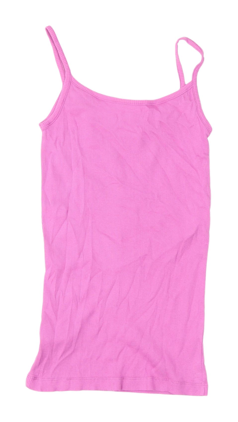 Esprit Women's Pink Cotton Camisole Tank Top S Casual